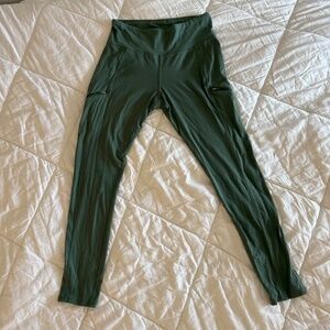Eileen Fisher Green Leggings. XS. Used.